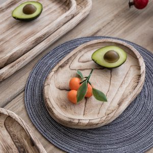 Manual Wooden Fruit Tray For Kitchen